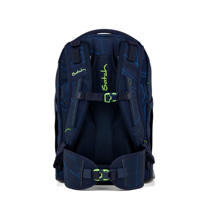 Satch Pack Schulrucksack blue tech